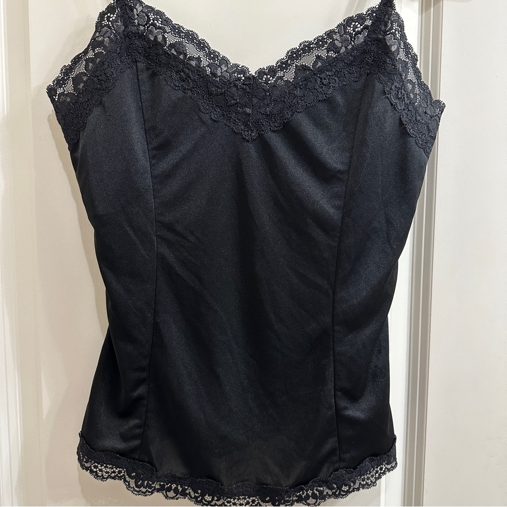The Limited Black Lace Camisole SZ M